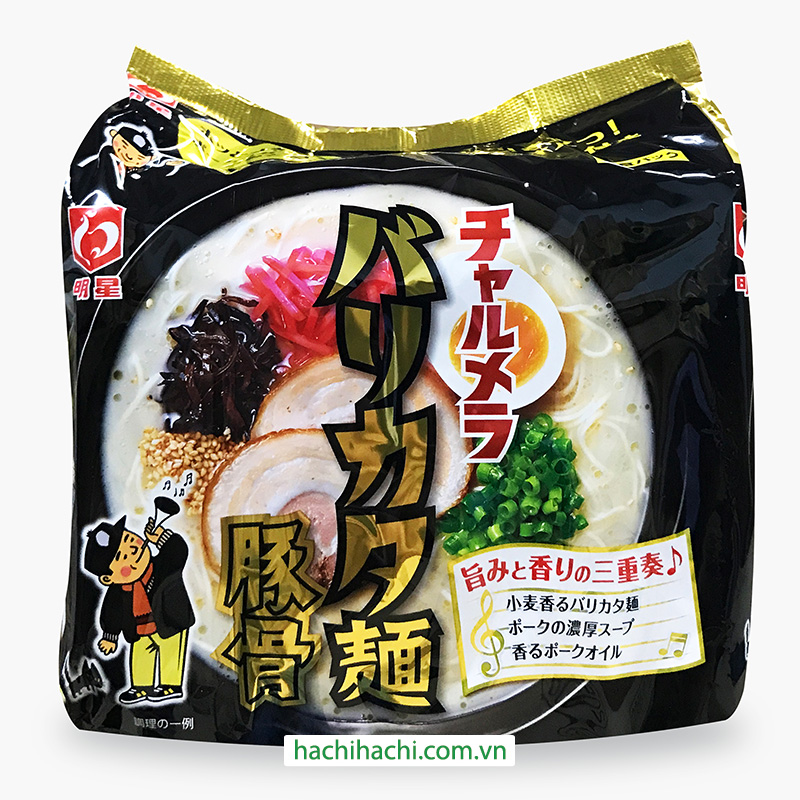 Mì ramen không chiên Myojo vị xương hầm 410g (82gx5 gói) thương hiệu MYOJO FOODS
