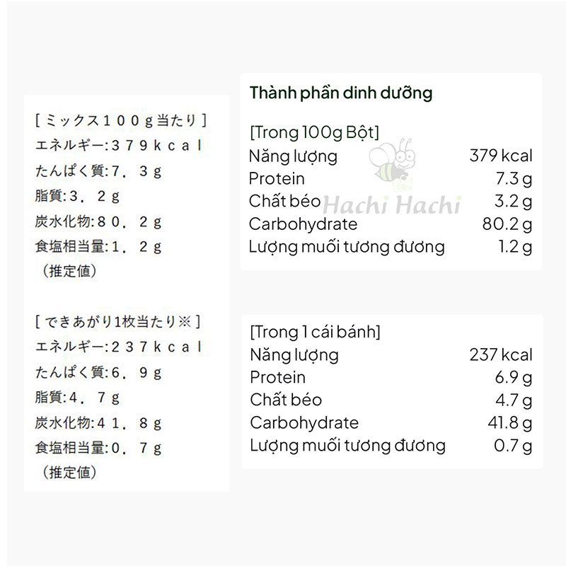 Bột làm bánh Hotcake Morinaga 600g (150gx4gói) (Nhiều mẫu)-Giao mẫu ngẫu nhiên thương hiệu MORINAGA
