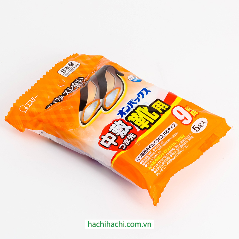 Miếng giữ nhiệt làm ấm bàn chân 7x9.5cm 5 cặp (Loại đặt trong giày) thương hiệu 