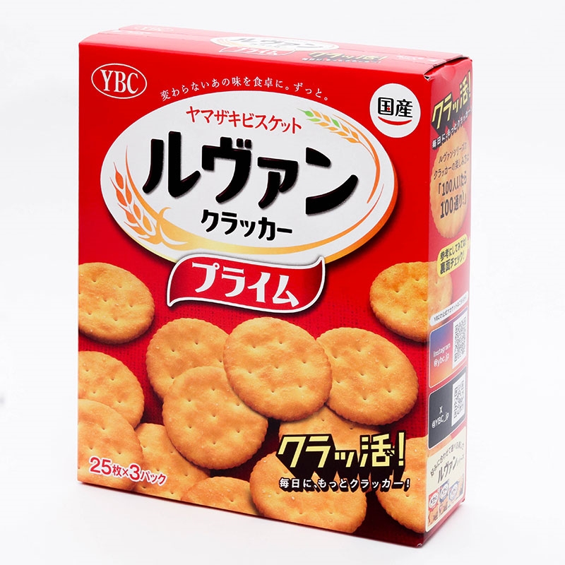 Bánh quy giòn YBC Levain 258.6g (25 cái x 3 gói) thương hiệu YAMAZAKI BISCUITS