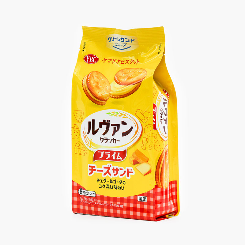 Bánh quy YBC Levain nhân kem phô mai 129.6g (8 cáix2 gói)