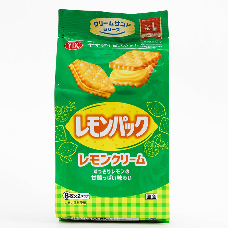 Bánh quy YBC nhân kem chanh 148.8g(8 cáix2 gói) thương hiệu YAMAZAKI BISCUITS