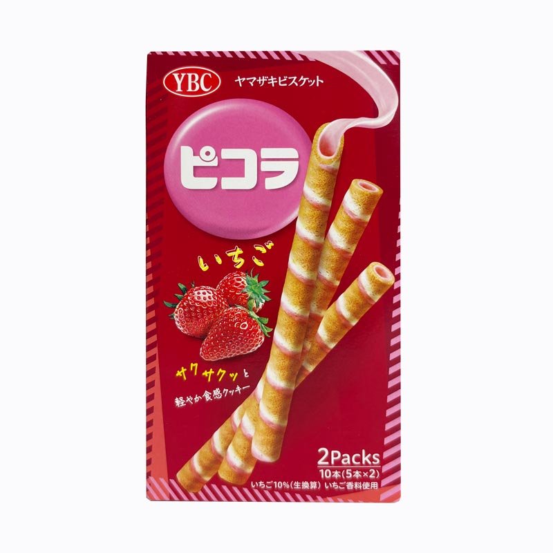 Bánh quế YBC Picola vị dâu 49g (5 cái x 2 gói)