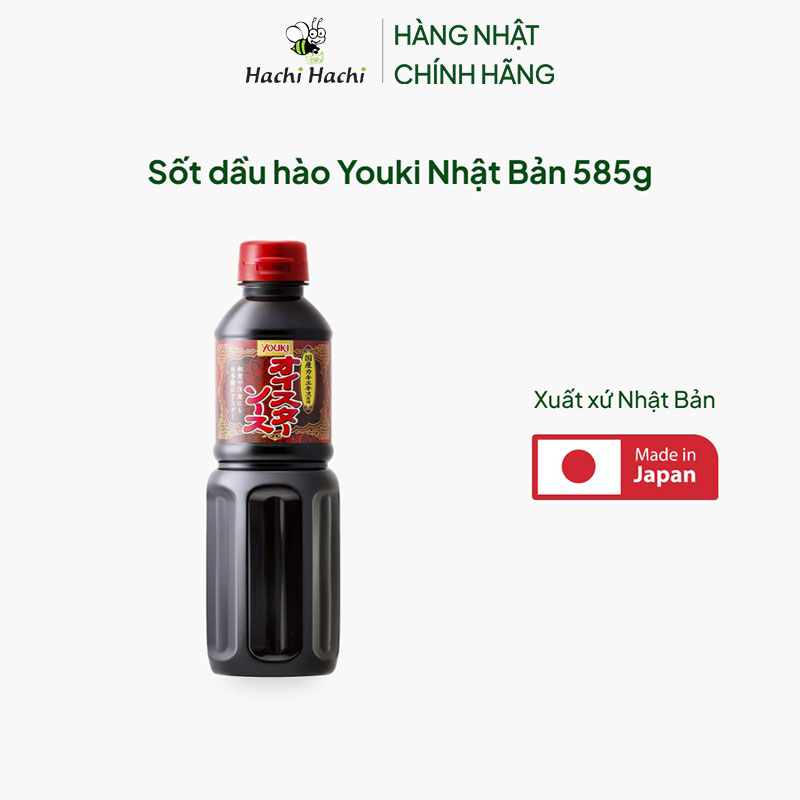 Sốt dầu hào Youki Nhật Bản 585g thương hiệu YOUKI FOOD