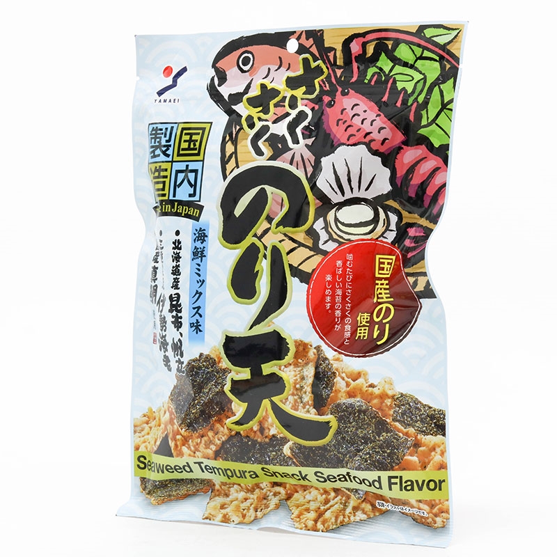 Snack Tempura rong biển Nhật Bản vị hải sản Yamaei 70g thương hiệu YAMAEI SHOKUHIN