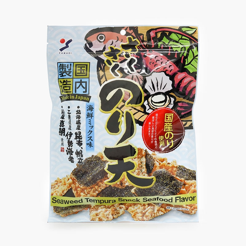 Snack Tempura rong biển Nhật Bản vị hải sản Yamaei 70g thương hiệu YAMAEI SHOKUHIN