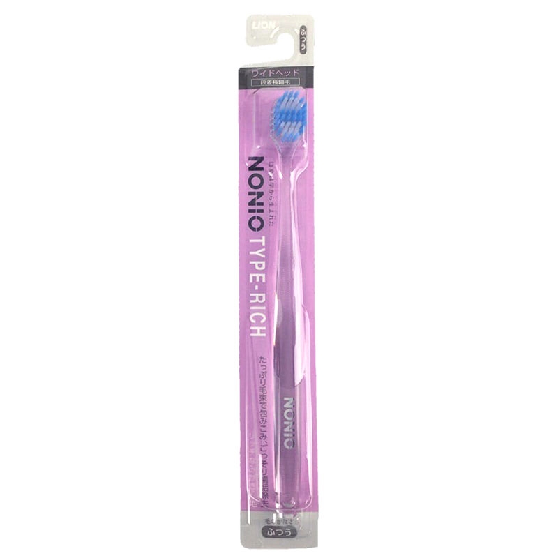 Bàn chải đánh răng Lion Nonio đầu rộng lông siêu mảnh (Nhiều mẫu)-Giao mẫu ngẫu nhiên thương hiệu LION