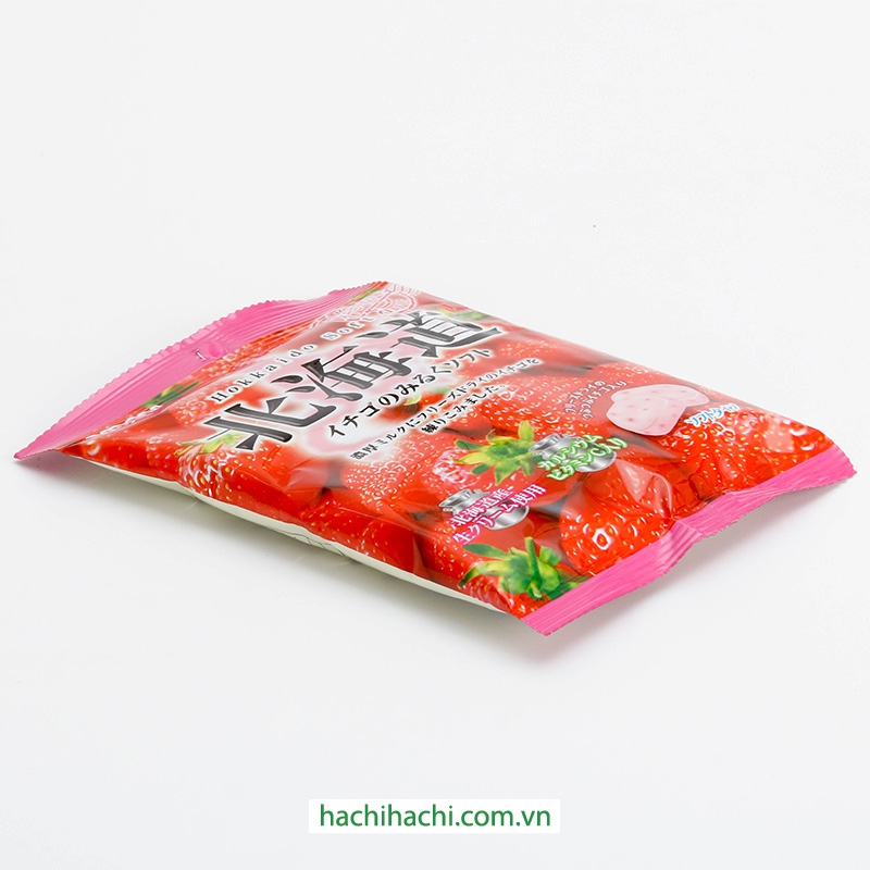 Kẹo sữa dâu Hokkaido Ribon 60g thương hiệu RIBON