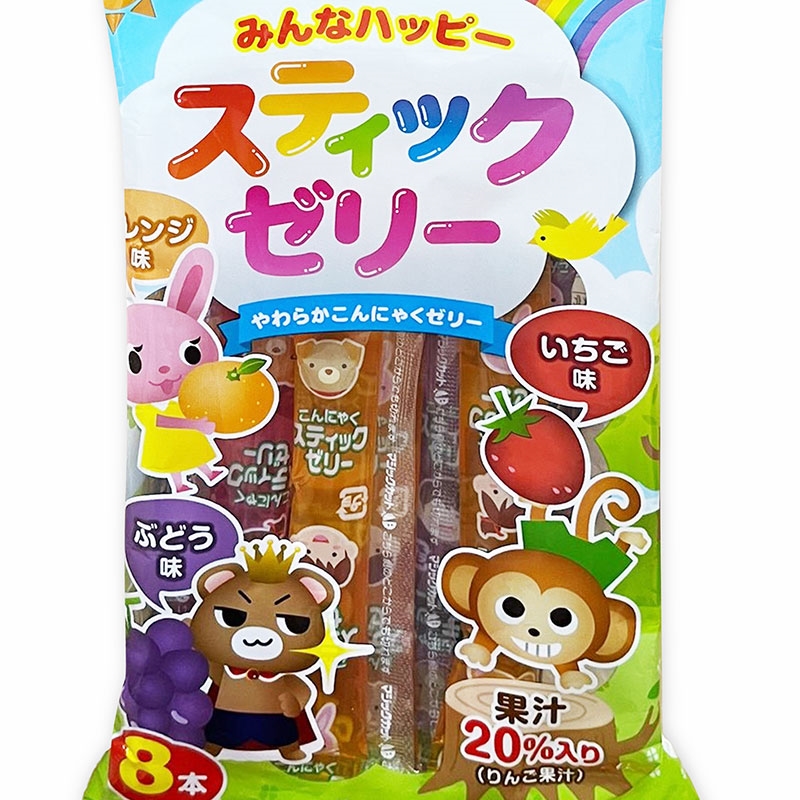 Thạch rau câu Ribon nước ép trái cây cô đặc 8 cái (131g) thương hiệu RIBON