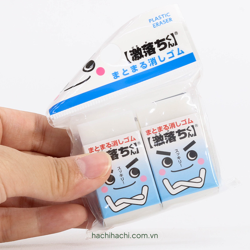 Gôm tẩy bút chì cao cấp 2 cái thương hiệu LEC
