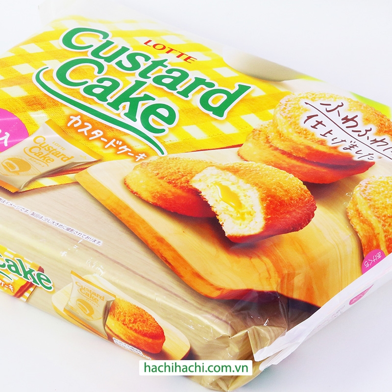 Bánh Custard Nhật Lotte 243g (9 cái) thương hiệu LOTTE