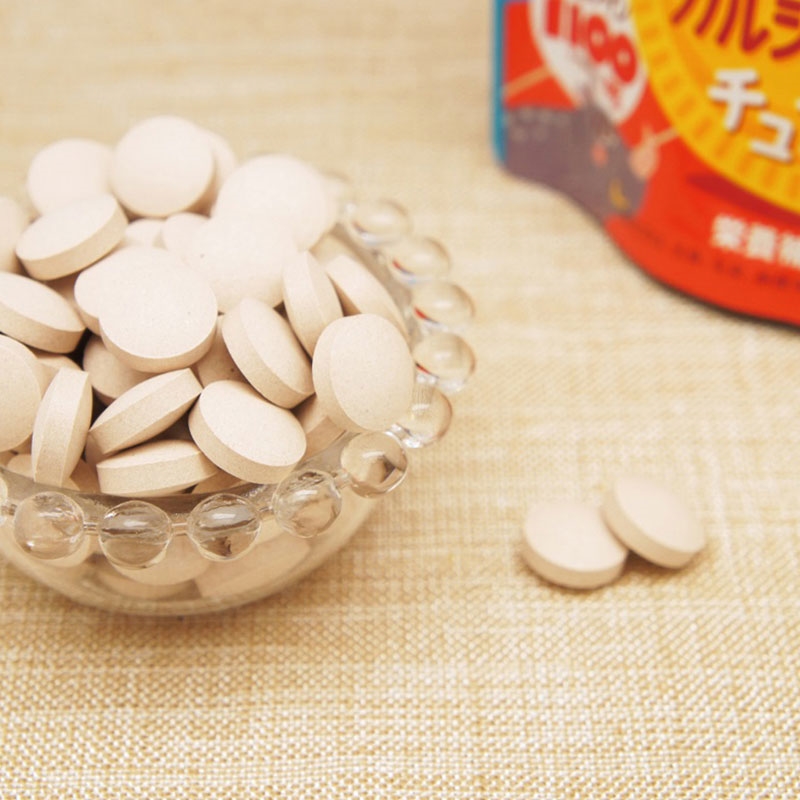 TPBVSK: Viên nhai Protein Canxi Vitamin D cho bé vị cacao 90 viên thương hiệu UNIMAT RIKEN