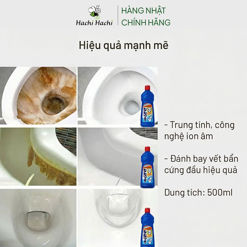 Nước tẩy rửa vệ sinh toilet, bồn cầu Rocket Nhật Bản 500ml thương hiệu ROCKET SOAP