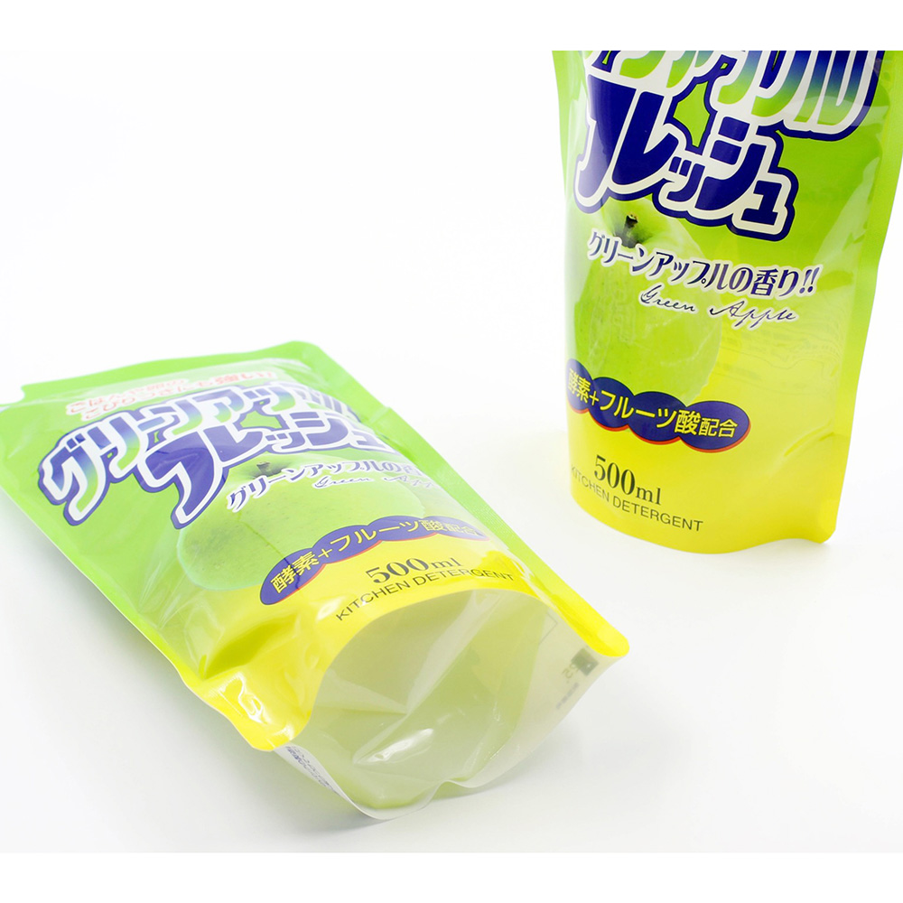 Nước rửa chén trung tính hương táo xanh Rocket 500g Túi refill thương hiệu ROCKET SOAP