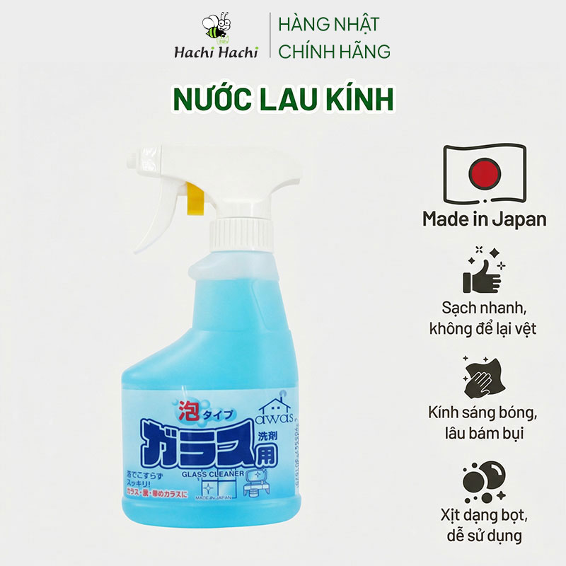 Chai xịt lau kính Rocket dạng bọt 300ml  thương hiệu ROCKET SOAP