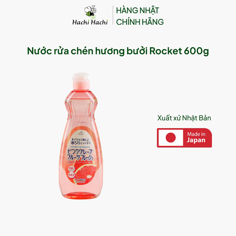 Nước rửa chén hương bưởi Rocket 600g thương hiệu ROCKET SOAP