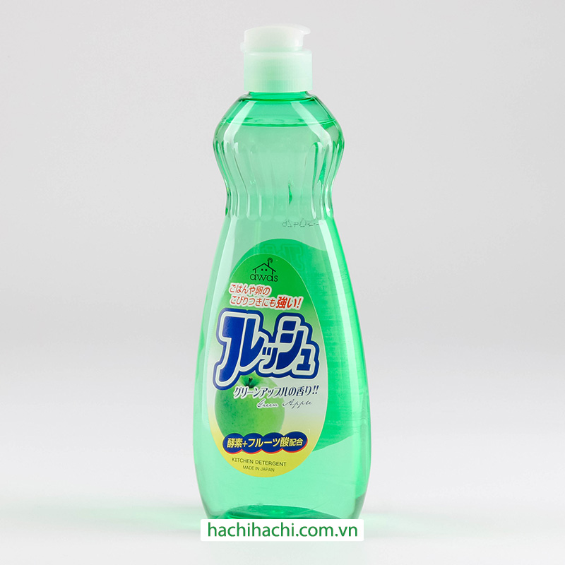 Nước rửa chén trung tính hương táo xanh Rocket 600g thương hiệu ROCKET SOAP