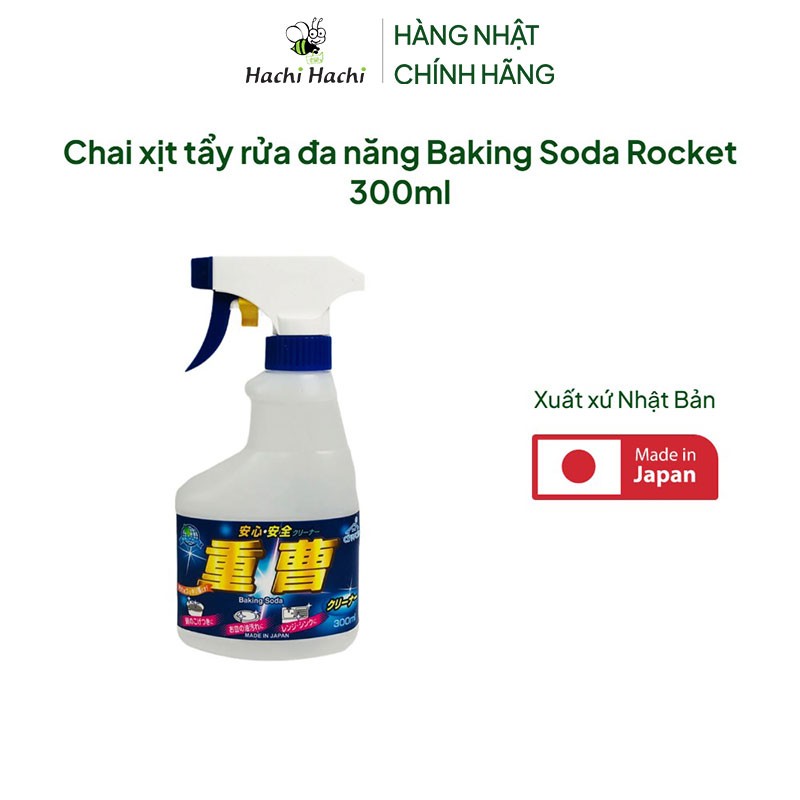 Chai xịt tẩy rửa đa năng Baking Soda Rocket 300ml thương hiệu ROCKET SOAP