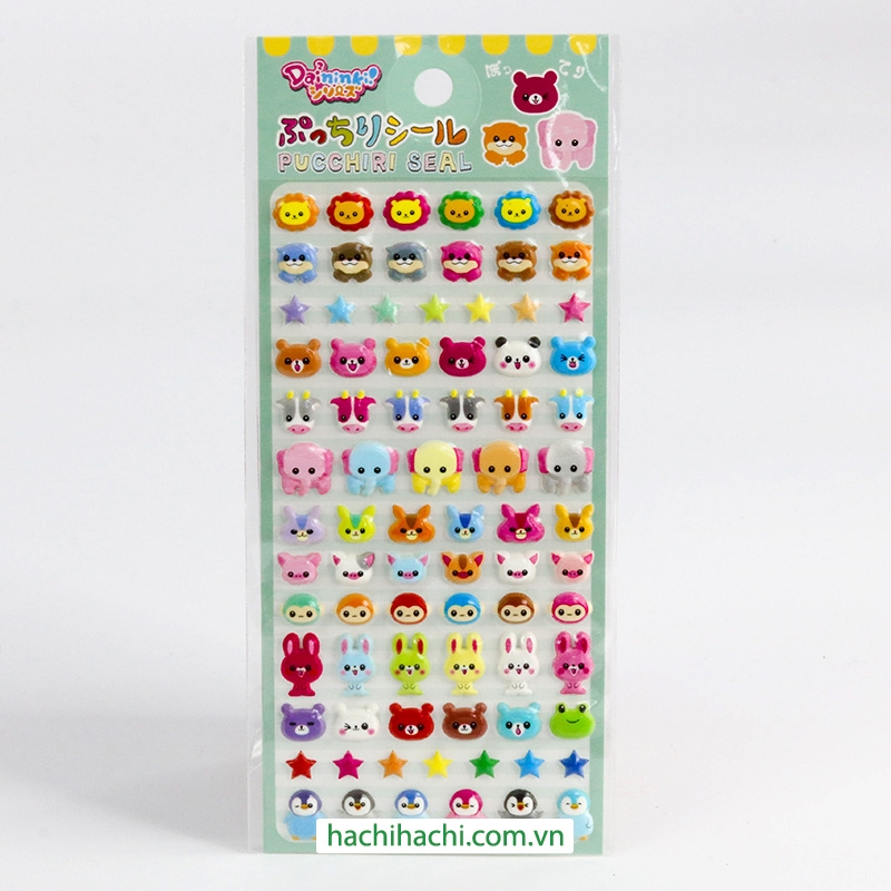 Sticker dán trang trí hình thú (Nhiều mẫu) thương hiệu LEMON