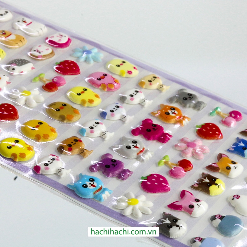 Sticker dán trang trí hình thú (Nhiều mẫu) thương hiệu LEMON