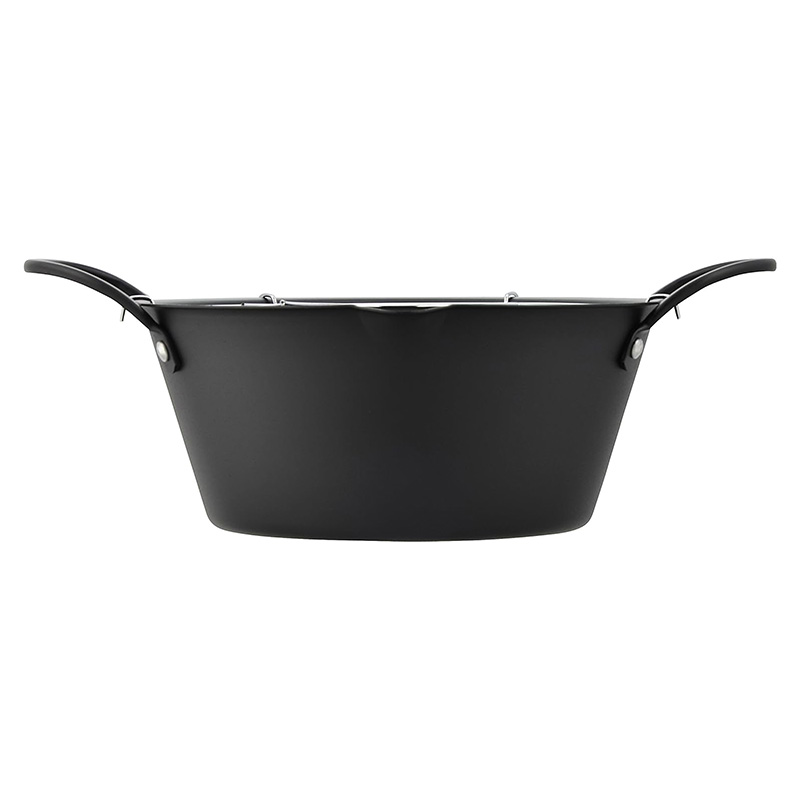 Nồi chiên Tempura 22cm kèm lưới ráo dầu, dùng được bếp từ thương hiệu WAHEI FREIZ
