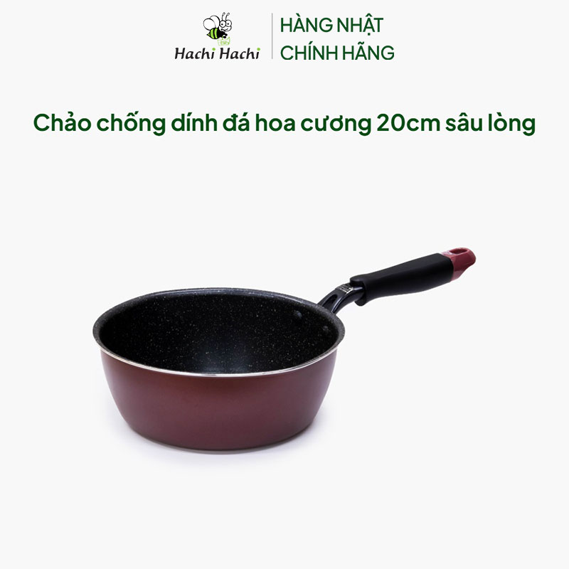 Chảo chống dính đá hoa cương 20cm sâu lòng thương hiệu WAHEI FREIZ