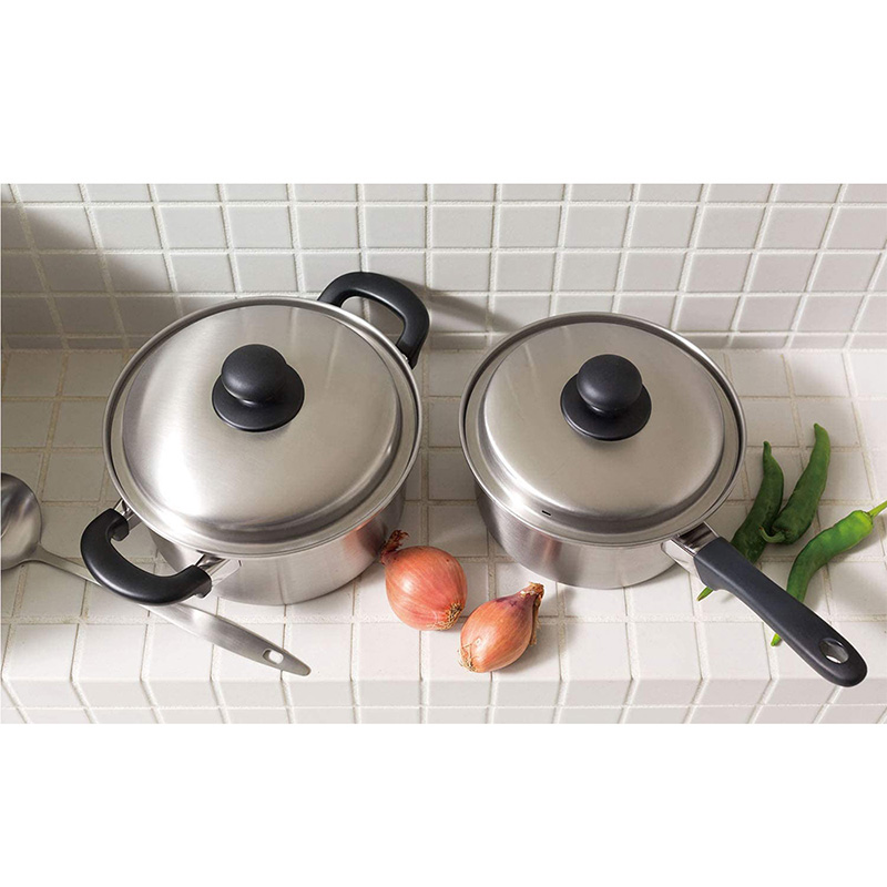 Nồi inox Nhật Bản Wahei Freiz 20cm kèm nắp, dùng được bếp từ thương hiệu WAHEI FREIZ