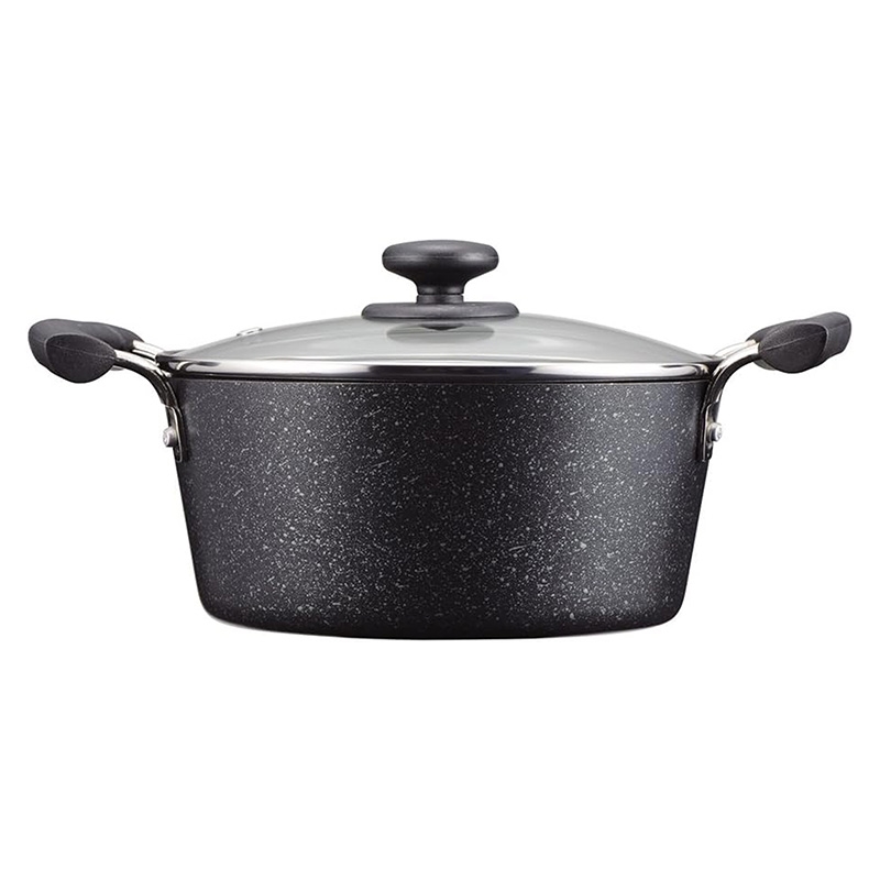 Nồi chống dính đá hoa cương 20cm Kèm nắp kính, dùng được bếp từ thương hiệu WAHEI FREIZ