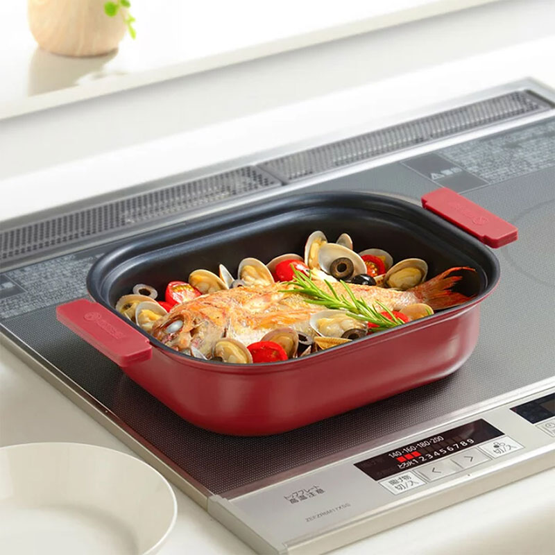 Nồi chống dính Wahei Freiz 18x23cm kèm nắp thương hiệu WAHEI FREIZ
