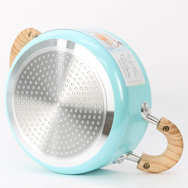 Nồi chống dính đá hoa cương Wahei Freiz 20cm (Kèm nắp kính),  dùng được bếp từ thương hiệu WAHEI FREIZ