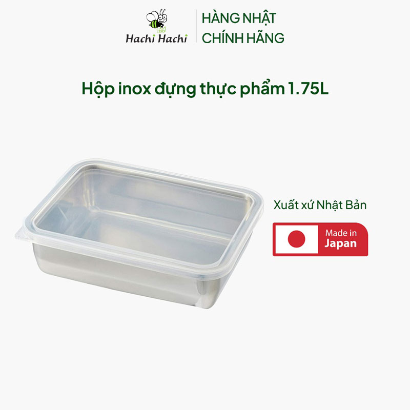 Hộp inox đựng thực phẩm 1.75L thương hiệu WAHEI FREIZ
