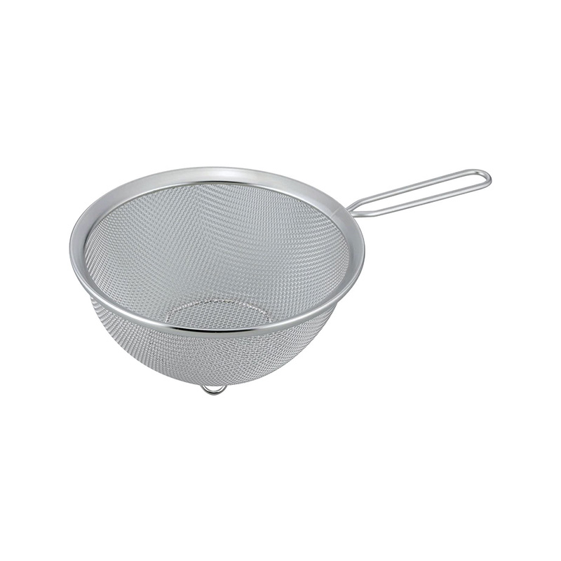 Rổ inox 18cm có tay cầm