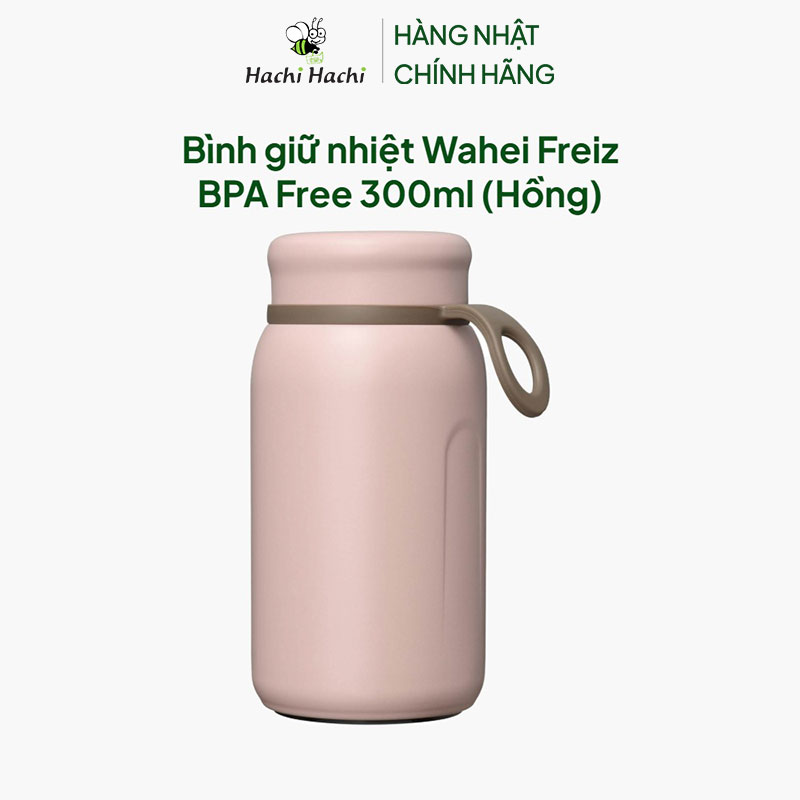 Bình giữ nhiệt Wahei Freiz BPA Free 300ml (Hồng) thương hiệu WAHEI FREIZ