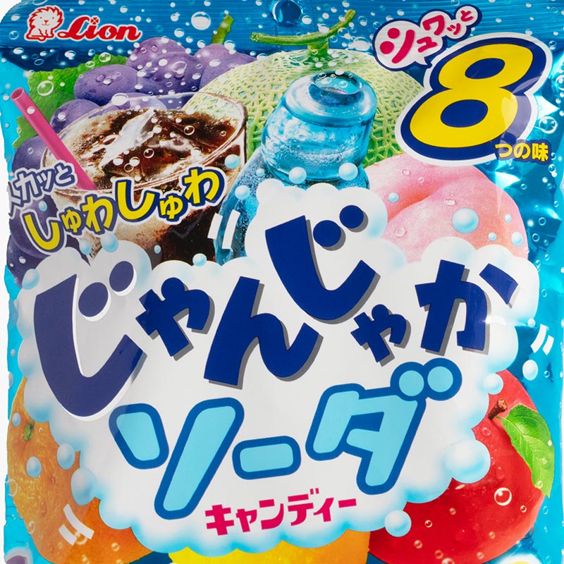 Kẹo Soda vị Trái Cây tổng hợp Lion 114g (8 vị) thương hiệu LION CONFECTIONERY