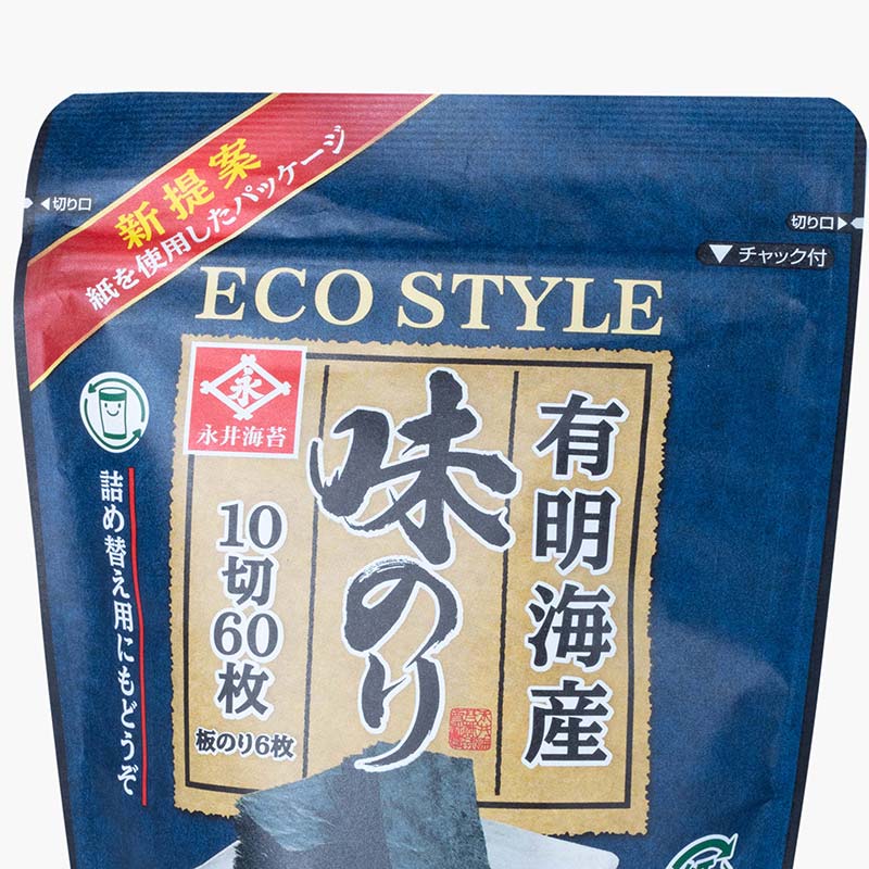 Rong biển Nhật Bản tẩm gia vị Nagainori 15g (60 miếng) thương hiệu NAGAINORI