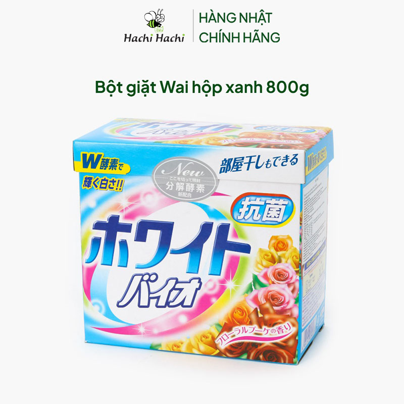 Bột giặt Wai hộp xanh 800g thương hiệu TOYOTA TSUSHO