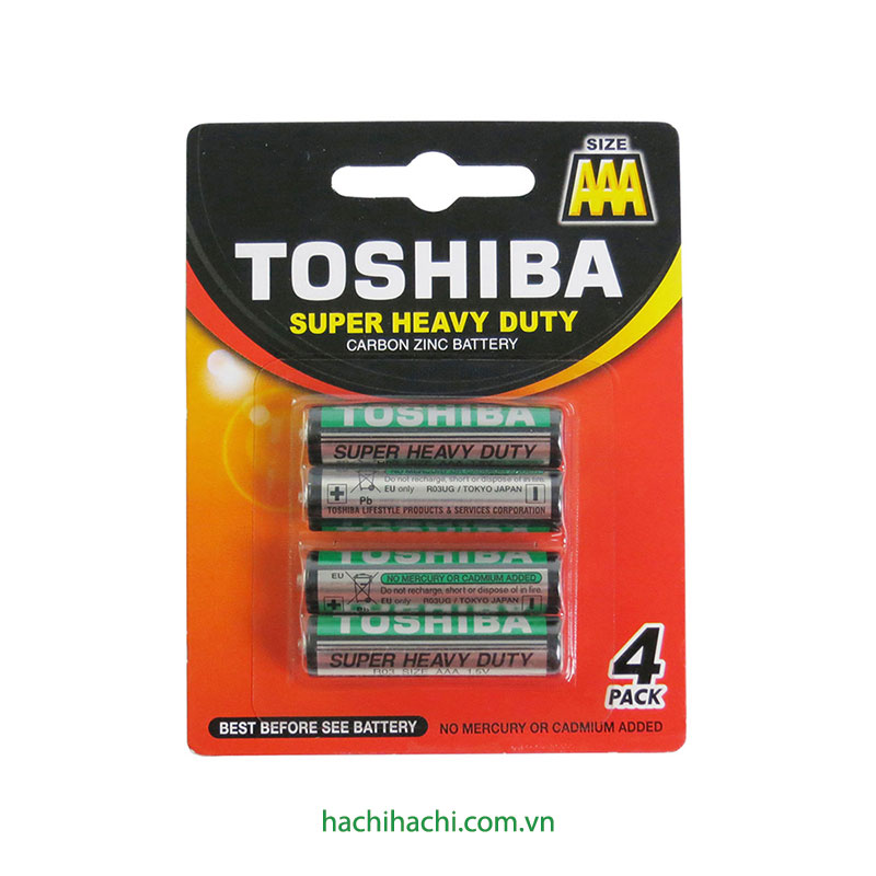 Pin nhí đen 3A 1.5V (R03UG_BP4) 4 cục 