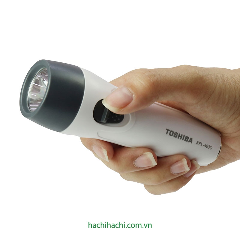 Đèn pin Toshiba led Flashlight-KFL 403C(W)C (trắng)  thương hiệu TOSHIBA
