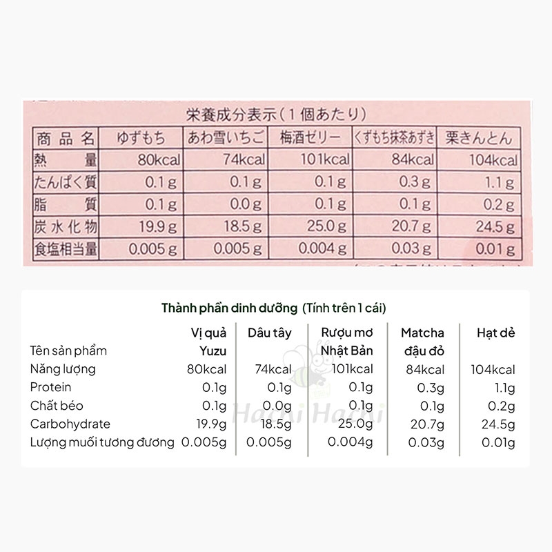 Bánh Kanten Nhật Bản trái cây truyền thống Tsuyamaya 348g (15 cái) thương hiệu TSUYAMAYA SEIKA