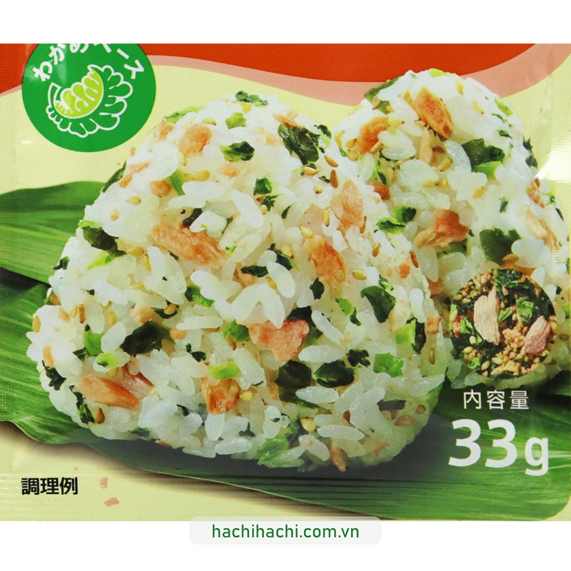 Gia vị rắc cơm cá hồi và rau Tanaka 33g  thương hiệu TANAKA SHOKUHIN