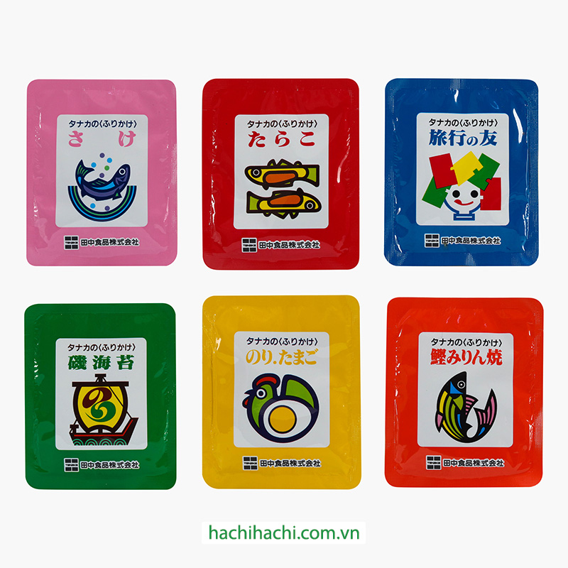 Gia vị rắc cơm hỗn hợp Tanaka 60g (2gx30 gói)-366 thương hiệu TANAKA SHOKUHIN