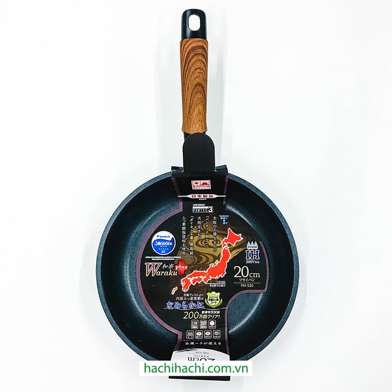 Chảo chống dính Puntec Nhật Bản 20cm  thương hiệu TAKEHARA