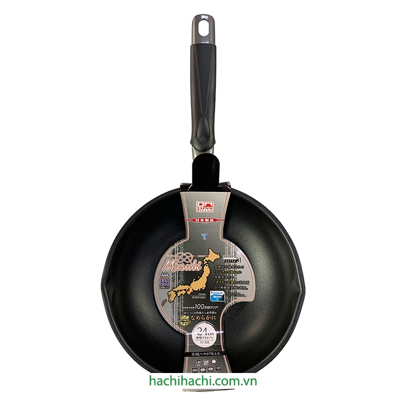 Chảo chống dính Puntec Musubi 24cm (Lòng sâu) thương hiệu TAKEHARA