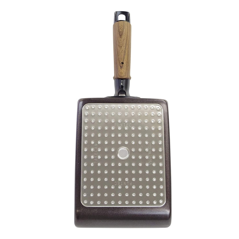 Chảo chống dính Puntec Nhật Bản 14.4x19.4cm, dùng được bếp từ thương hiệu TAKEHARA