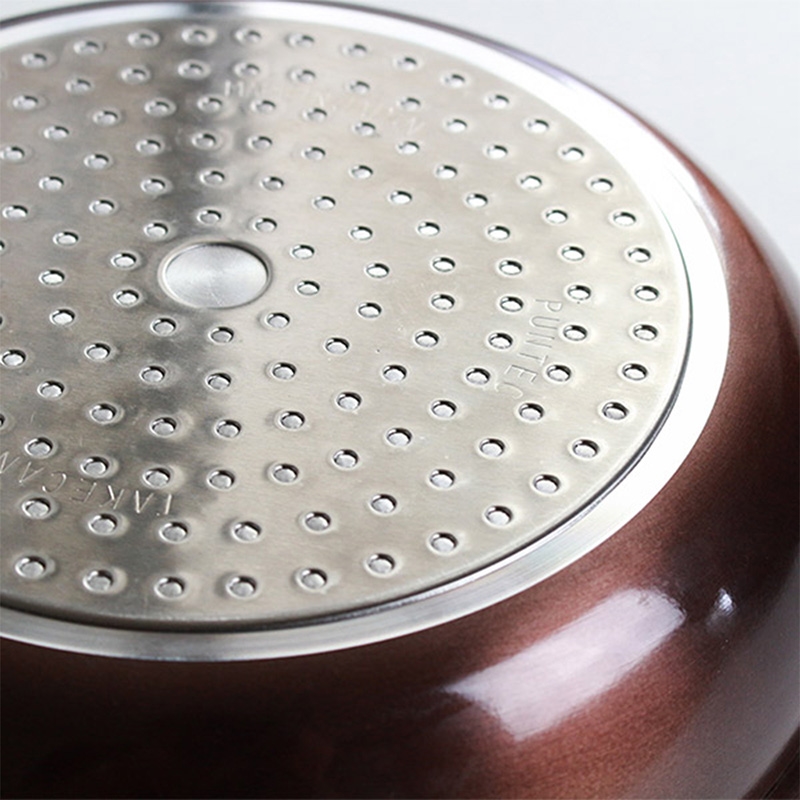Chảo chống dính Puntec Nhật Bản 24cm (Lòng sâu) thương hiệu TAKEHARA