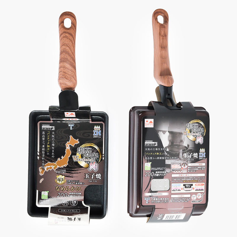 Chảo chống dính Puntec Nhật Bản 14.4x19.4cm thương hiệu TAKEHARA