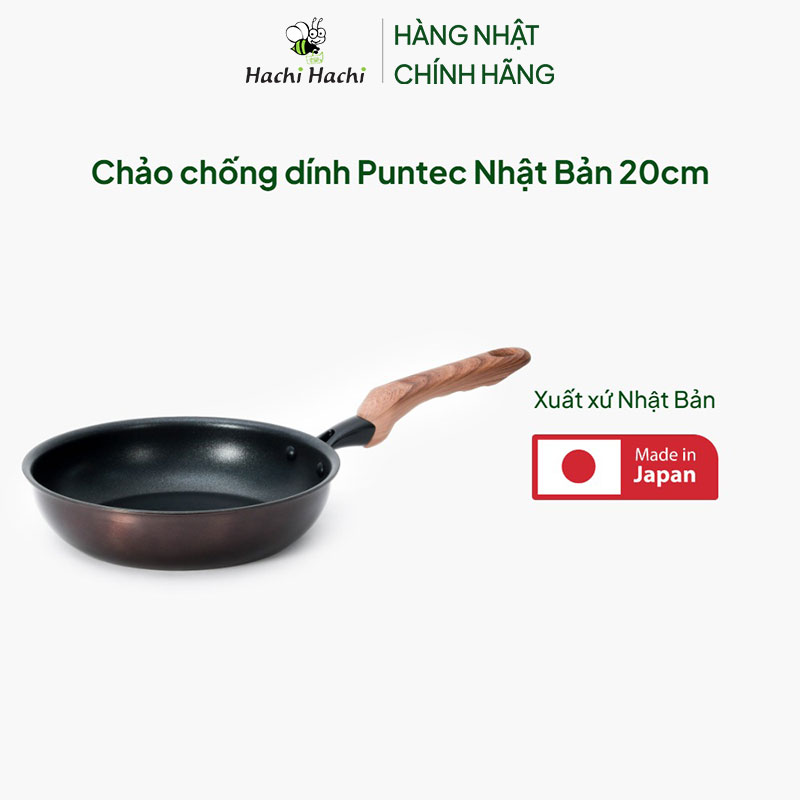 Chảo chống dính Puntec Nhật Bản 20cm thương hiệu TAKEHARA