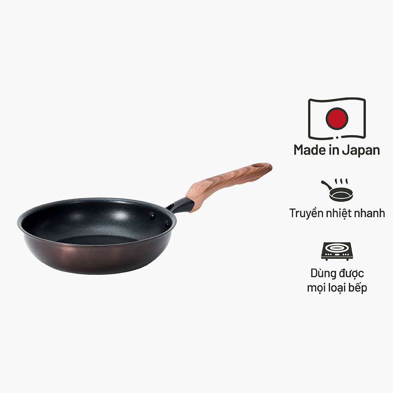 Chảo chống dính Puntec Nhật Bản 20cm