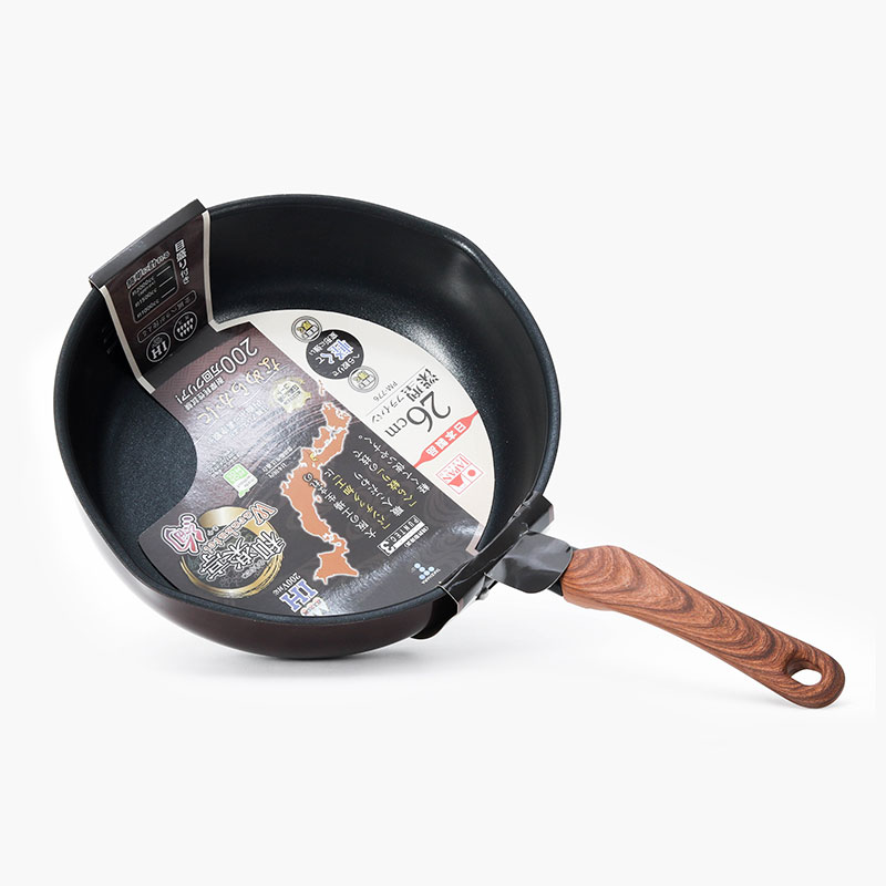 Chảo chống dính Puntec Nhật Bản 26cm Sâu lòng (có vạch đo lường) thương hiệu TAKEHARA