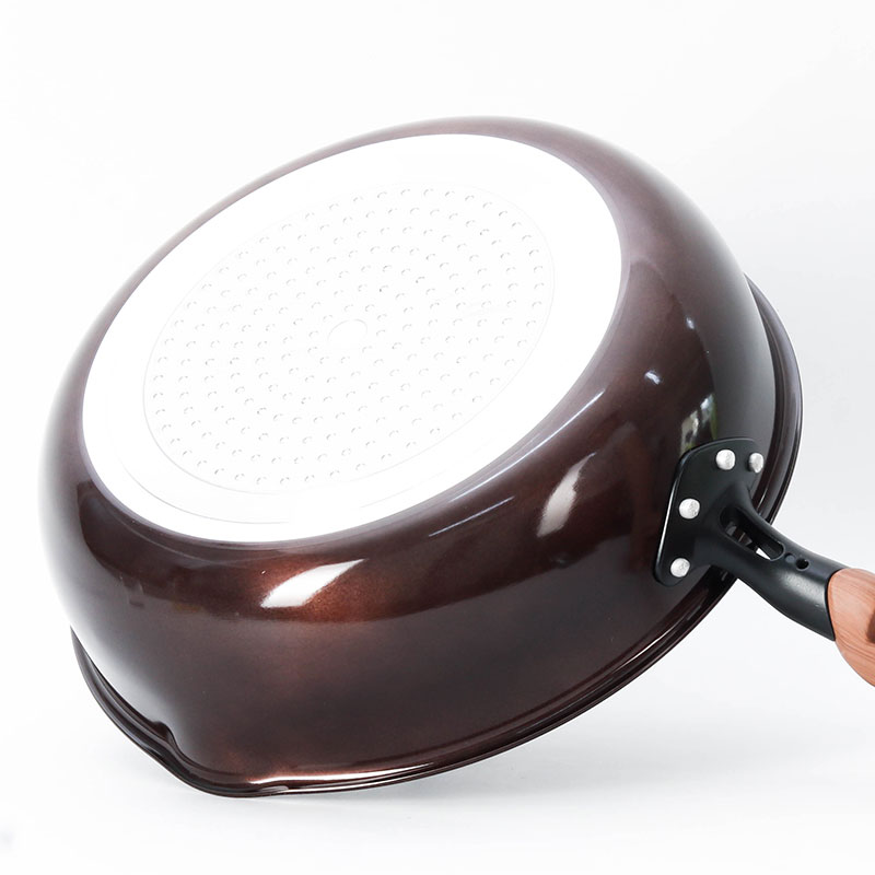 Chảo chống dính Puntec Nhật Bản 28cm Sâu lòng (có vạch đo lường) thương hiệu TAKEHARA